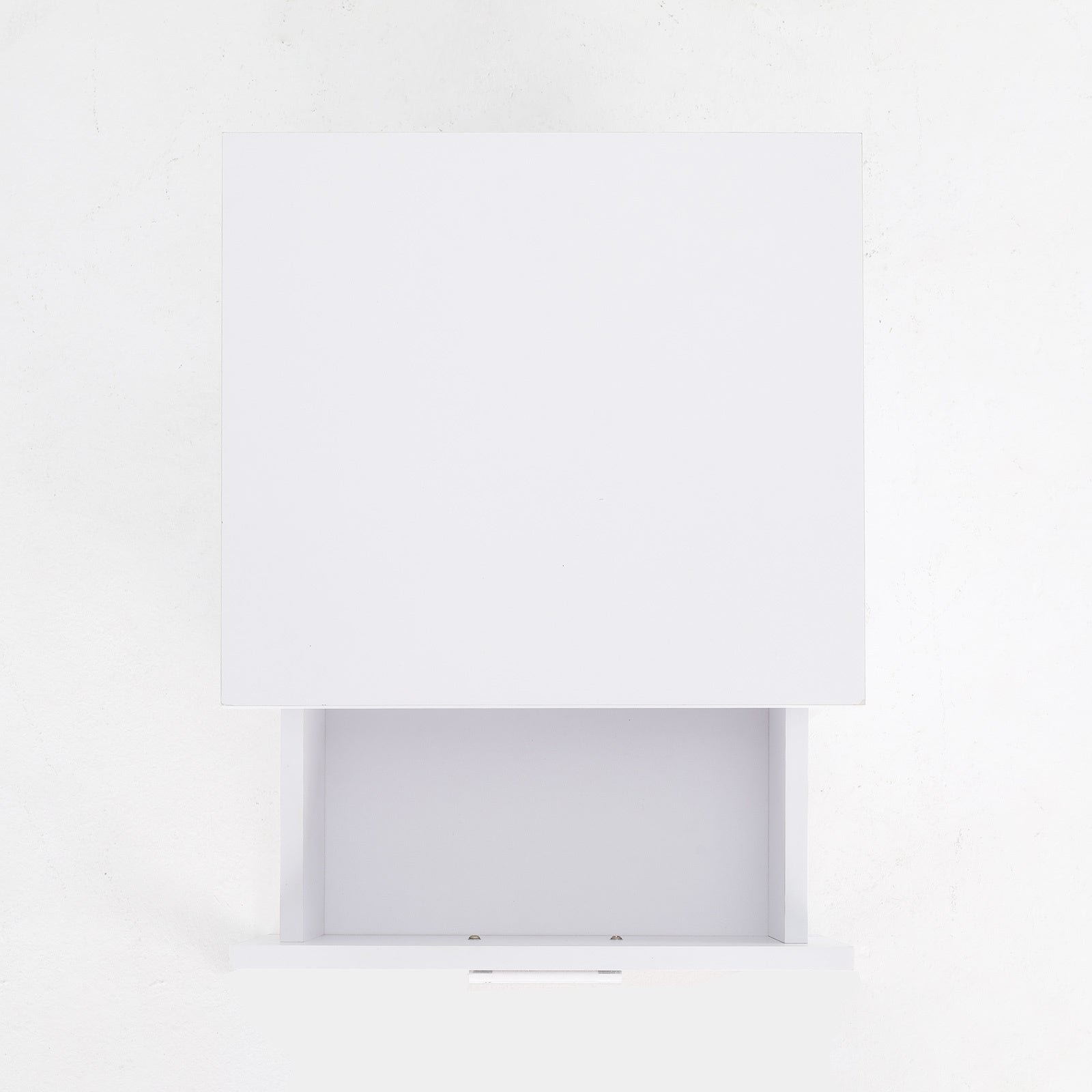 Bedside Table Side Storage Cabinet Nightstand Bedroom 1 Drawer 1 Shelf ELLA - WHITE - Cosy Abode