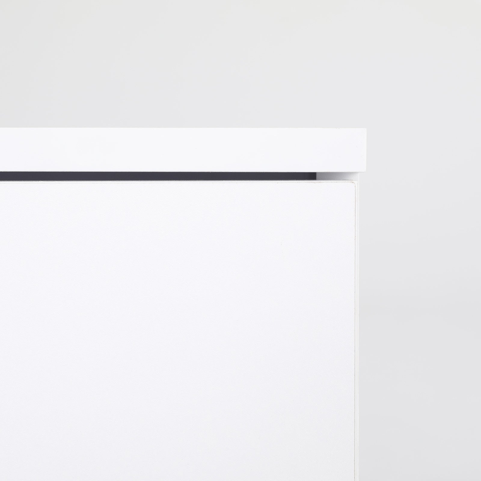 Bedside Table Side Storage Cabinet Nightstand Bedroom 1 Drawer 1 Shelf ELLA - WHITE - Cosy Abode