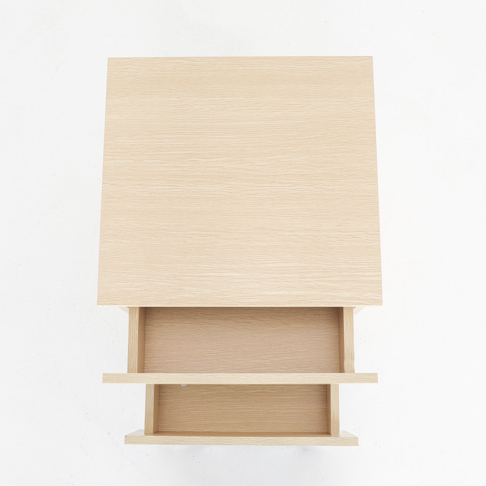 Bedside Table Side Storage Cabinet Nightstand Bedroom 2 Drawer JOSS OAK - Cosy Abode