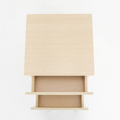 Bedside Table Side Storage Cabinet Nightstand Bedroom 2 Drawer JOSS OAK - Cosy Abode