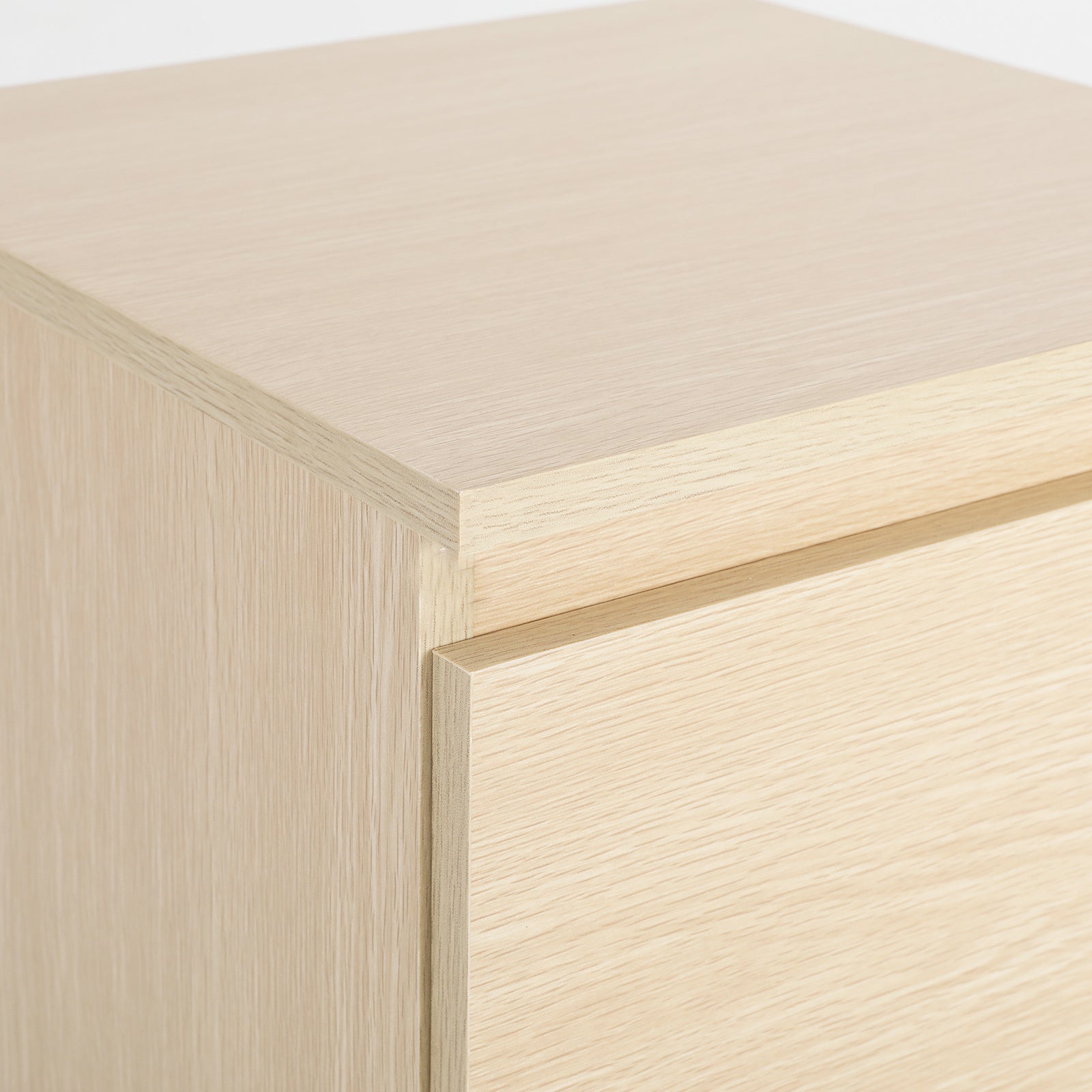 Bedside Table Side Storage Cabinet Nightstand Bedroom 2 Drawer JOSS OAK - Cosy Abode