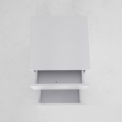 Bedside Table Side Storage Cabinet Nightstand Bedroom 2 Drawer JOSS WHITE - Cosy Abode