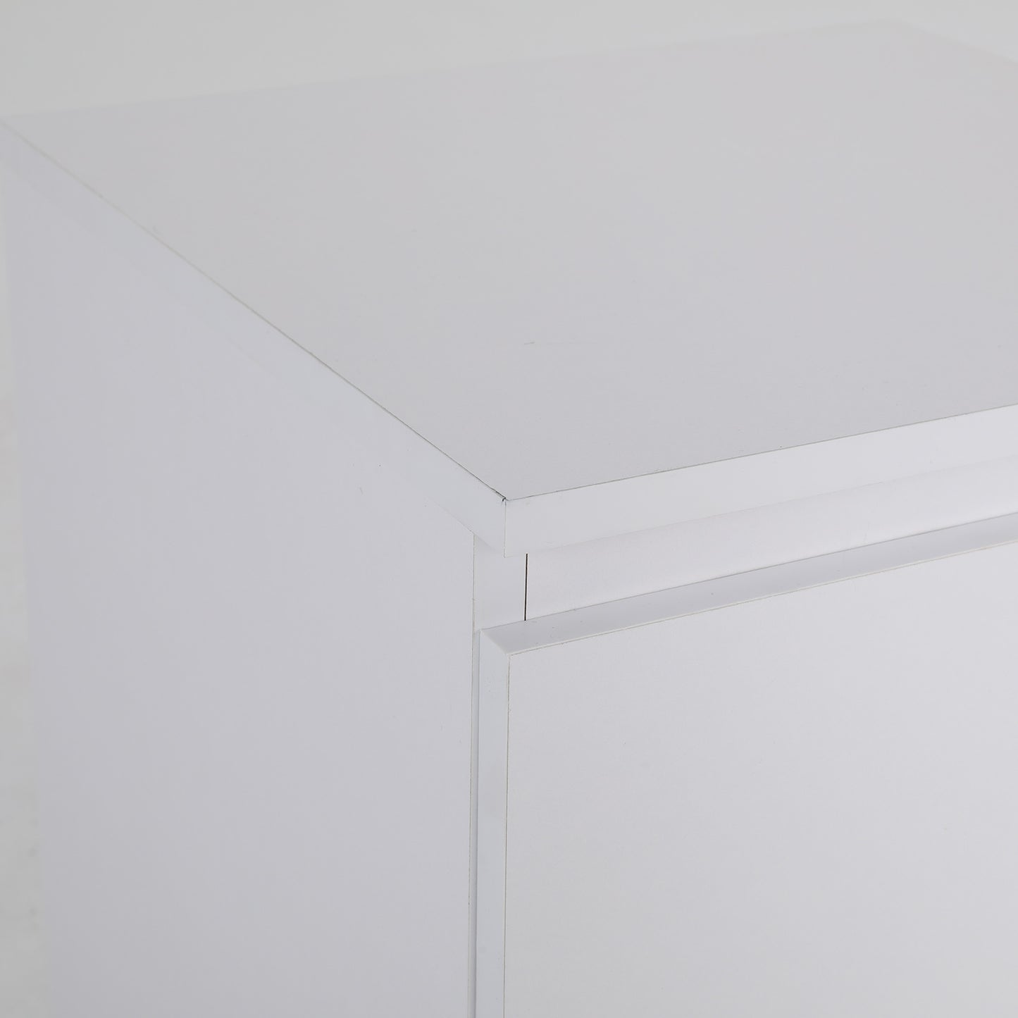 Bedside Table Side Storage Cabinet Nightstand Bedroom 2 Drawer JOSS WHITE - Cosy Abode