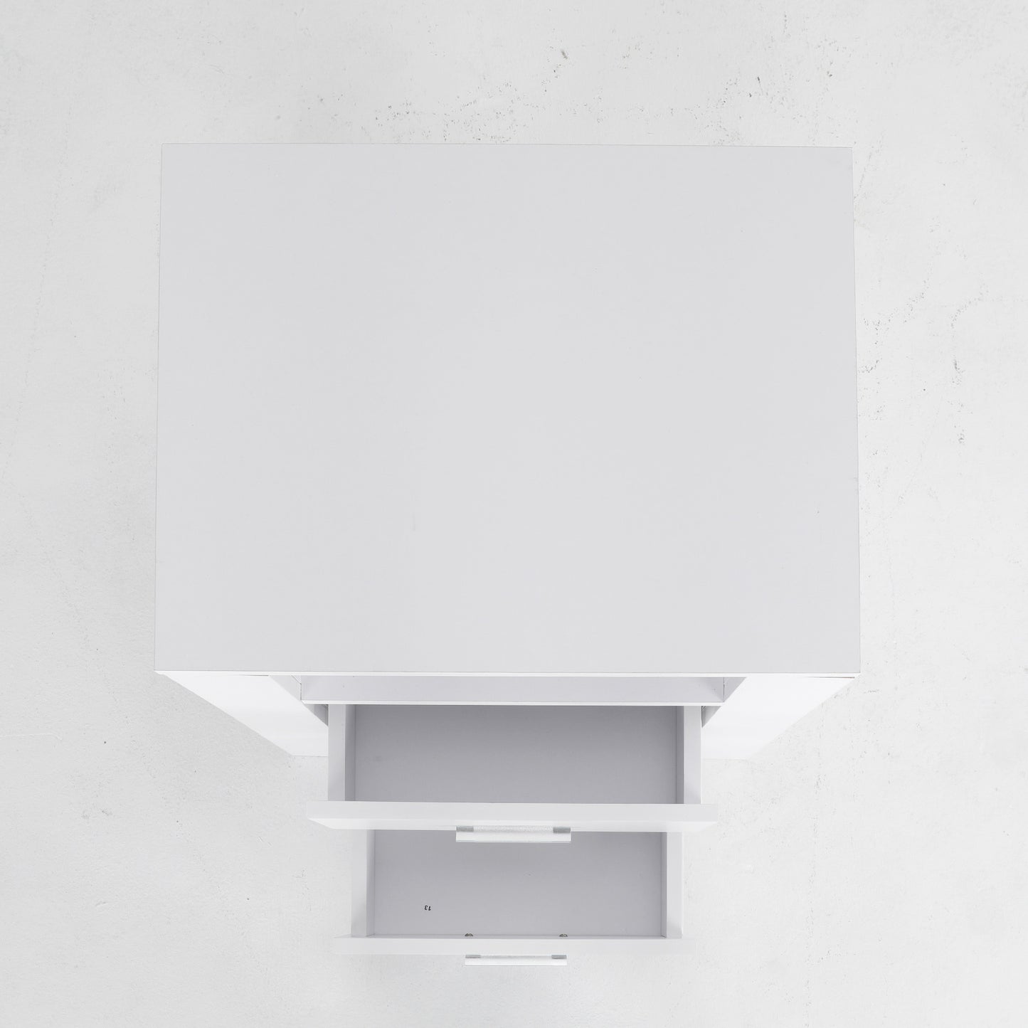 Bedside Table Side Storage Cabinet Nightstand Bedroom 2 Drawer 1 Shelf ZURI WHITE - Cosy Abode