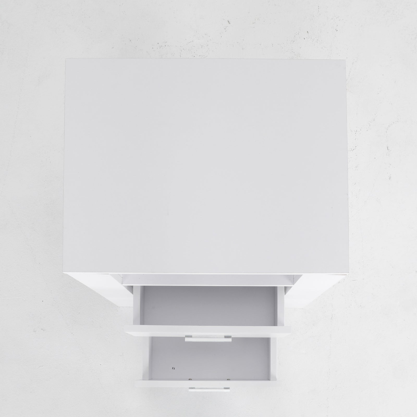 Bedside Table Side Storage Cabinet Nightstand Bedroom 2 Drawer 1 Shelf ZURI WHITE - Cosy Abode