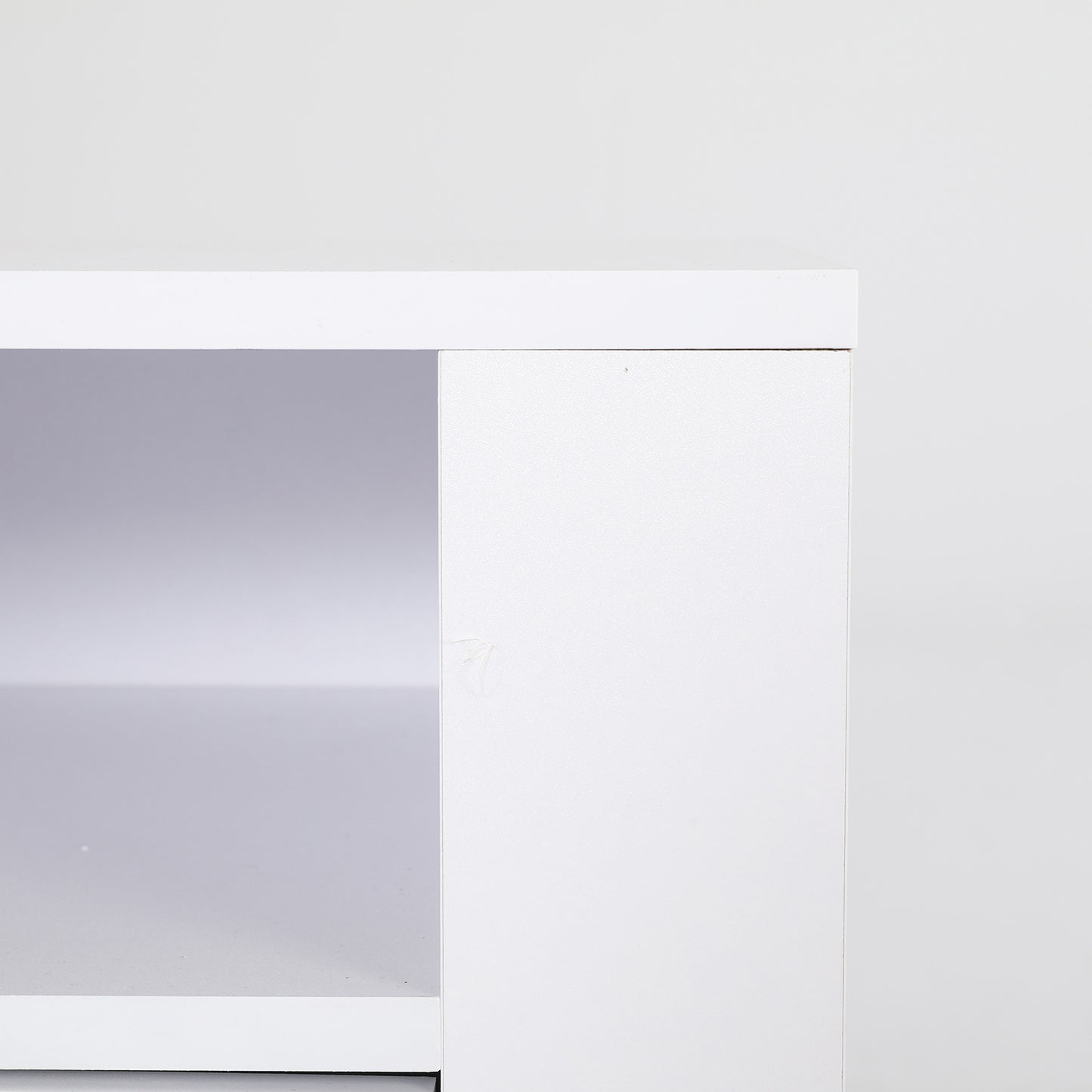 Bedside Table Side Storage Cabinet Nightstand Bedroom 2 Drawer 1 Shelf ZURI WHITE - Cosy Abode