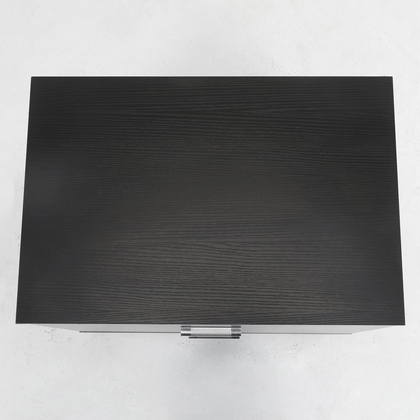 Bedside Table Side Storage Cabinet Nightstand Bedroom 2 Drawer Legs ETTA BLACK - Cosy Abode