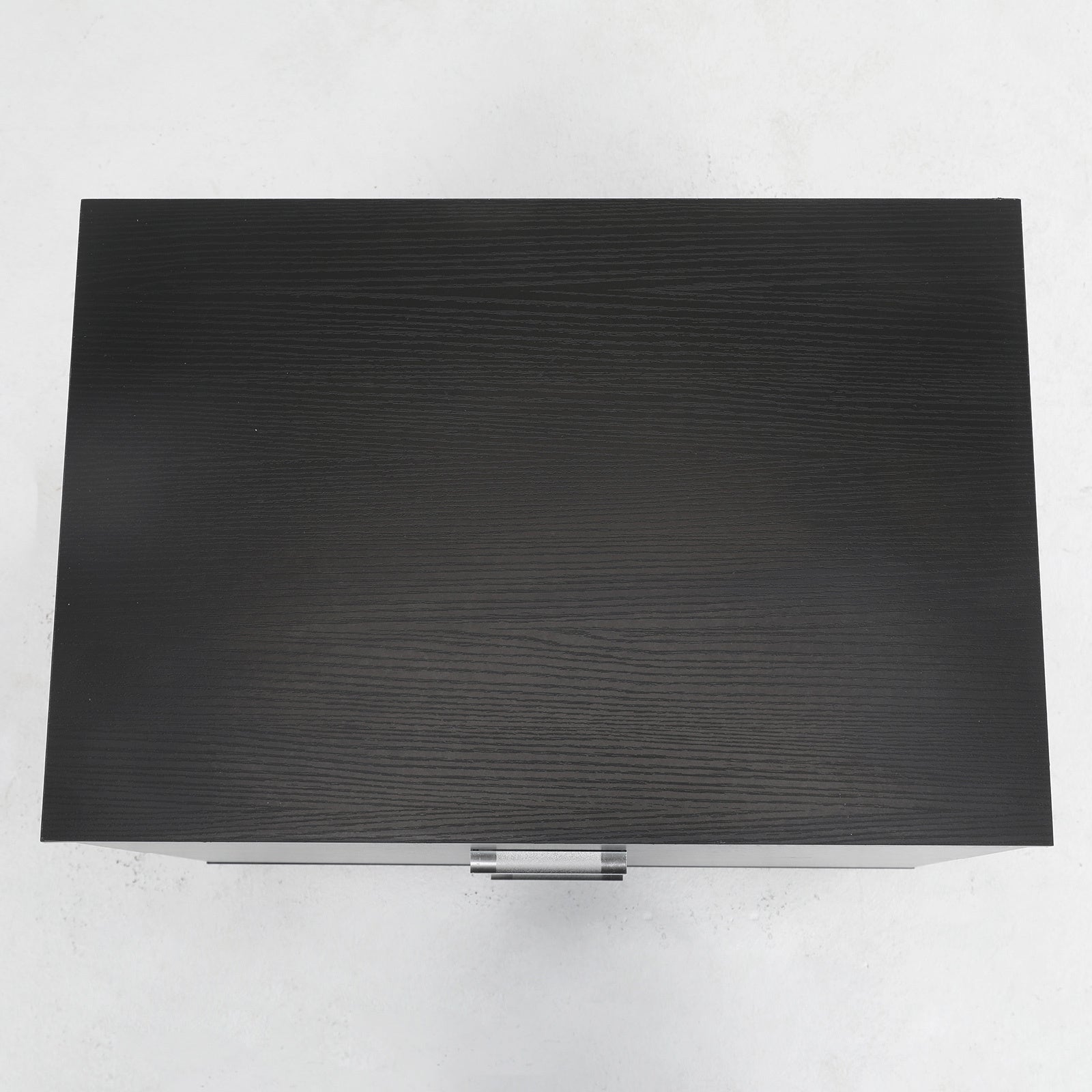 Bedside Table Side Storage Cabinet Nightstand Bedroom 2 Drawer Legs ETTA BLACK - Cosy Abode
