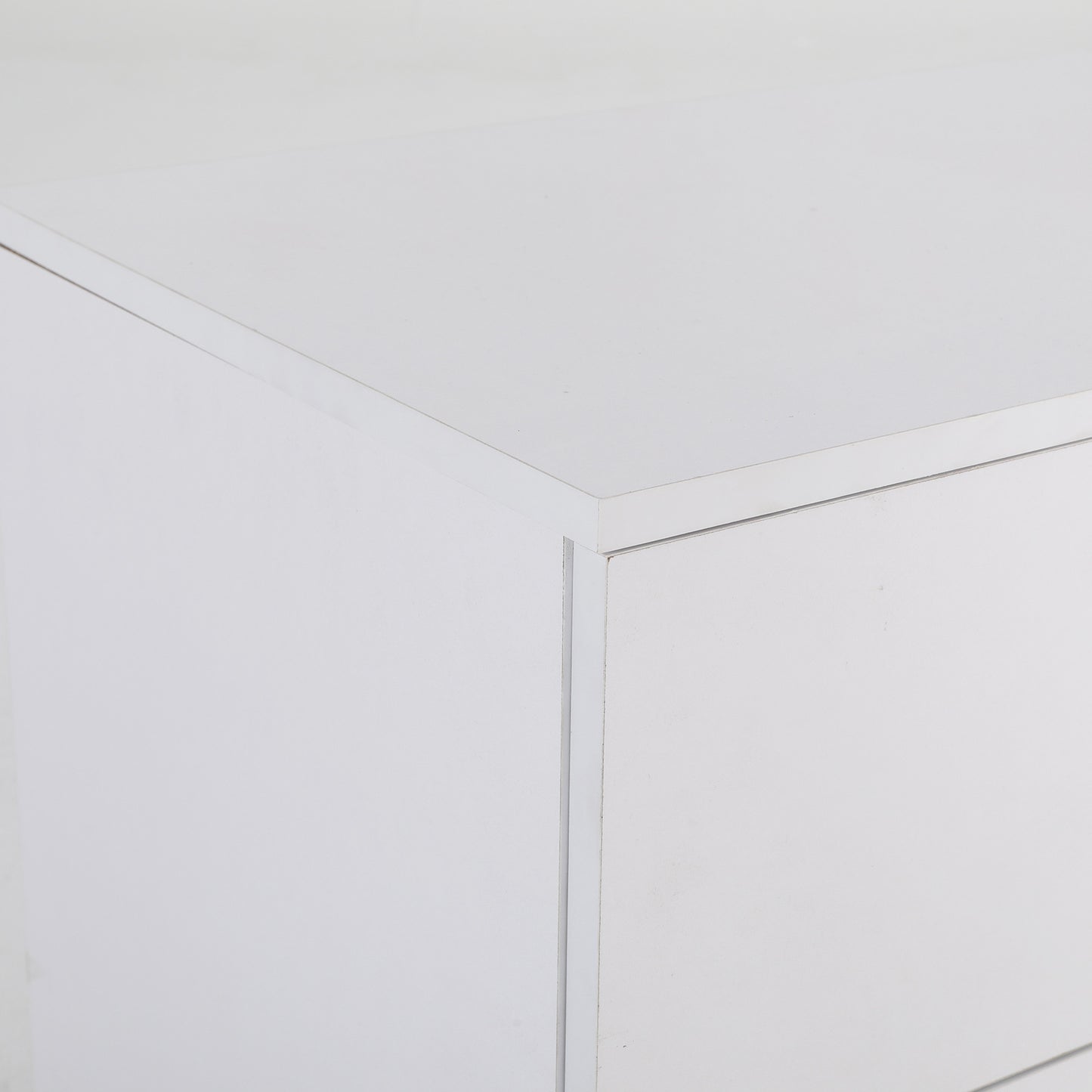 Bedside Table Side Storage Cabinet Nightstand Bedroom 2 Drawer Legs ETTA WHITE - Cosy Abode