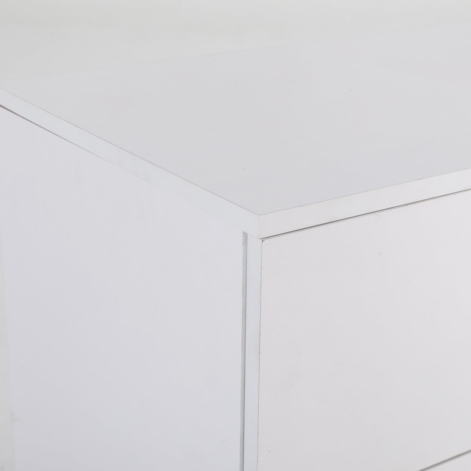 Bedside Table Side Storage Cabinet Nightstand Bedroom 2 Drawer Legs ETTA WHITE - Cosy Abode