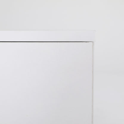 Bedside Table Side Storage Cabinet Nightstand Bedroom 2 Drawer Legs ETTA WHITE - Cosy Abode