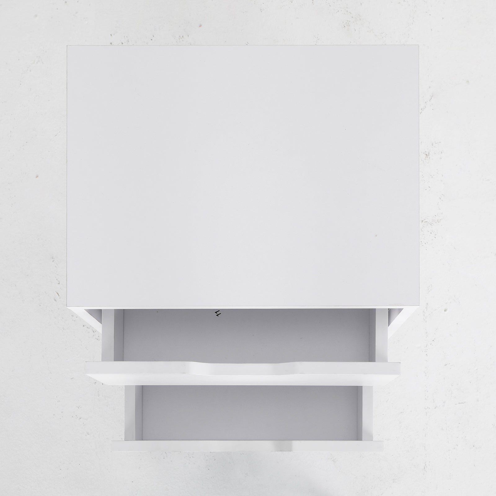 Bedside Table 2 Drawer Wood Leg Storage Cabinet Nightstand KIYO WHITE - Cosy Abode