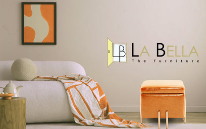 Storage Ottoman Foot Stool Cube Tuffet Seat 45cm PU Leather LIGHT BROWN - Cosy Abode