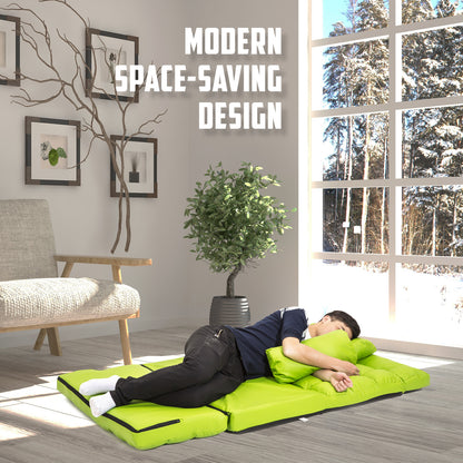 Lounge Couch Sofa Bed Double Seat Leather GEMINI GREEN - Cosy Abode