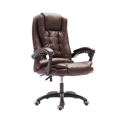 La Bella Espresso Massage Vibration Ergonomic Executive Office Chair - Cosy Abode
