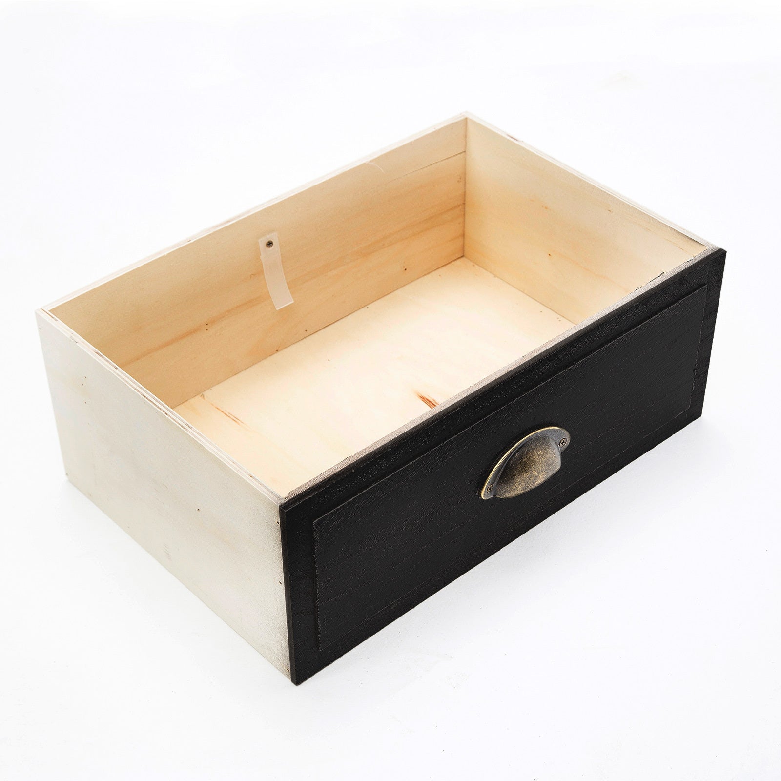 Bedside Table 2 Drawer Vintage Side Table Storage Cabinet Bedroom LYDIA BLACK - Cosy Abode