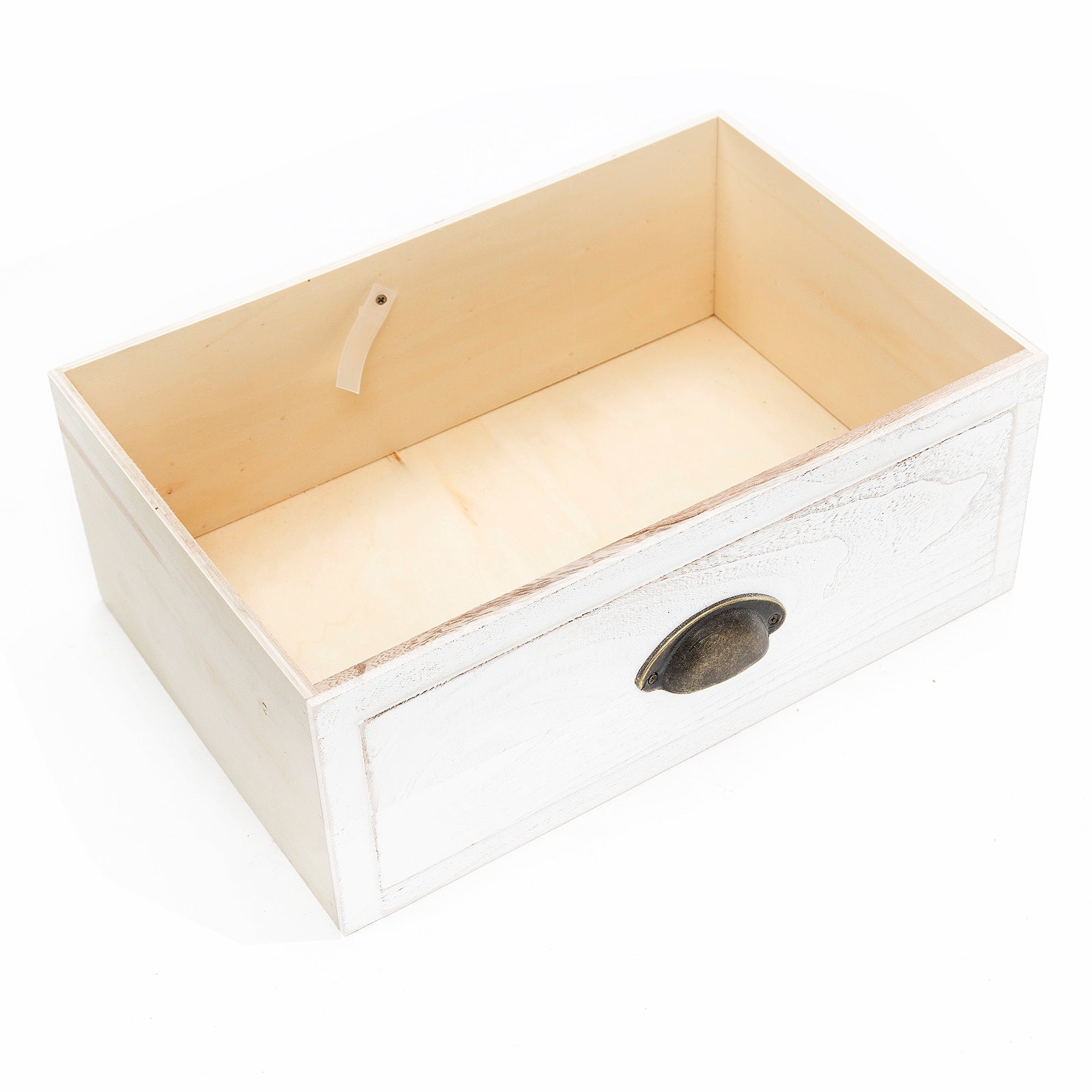 Bedside Table 2 Drawer Vintage Side Table Storage Cabinet Bedroom LYDIA WHITE - Cosy Abode