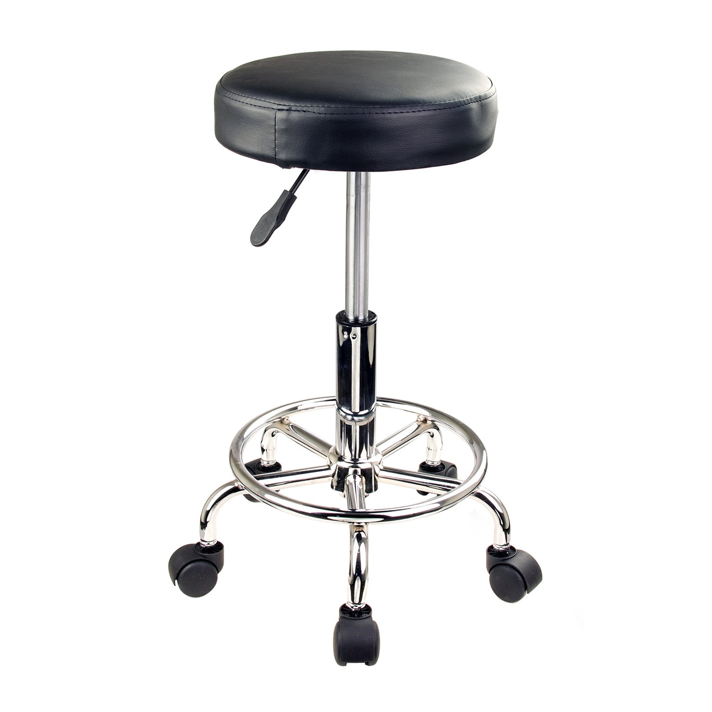 Swivel Salon Barber Stool Chair Round Type BLACK - Cosy Abode