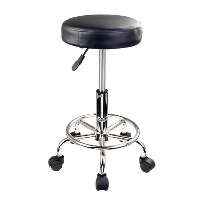 Swivel Salon Barber Stool Chair Round Type BLACK - Cosy Abode