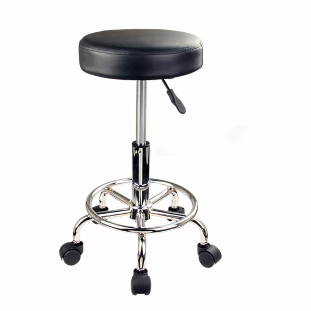 Swivel Salon Barber Stool Chair Round Type BLACK - Cosy Abode