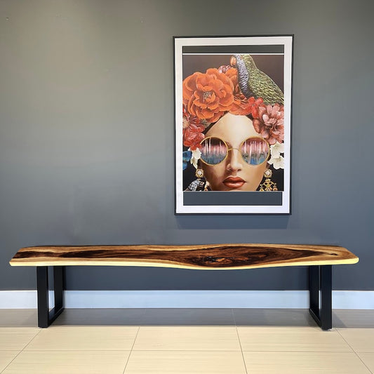 Bench seat or low set console table, hallway table Raintree Wood 1.8 Meter 180cm - Cosy Abode