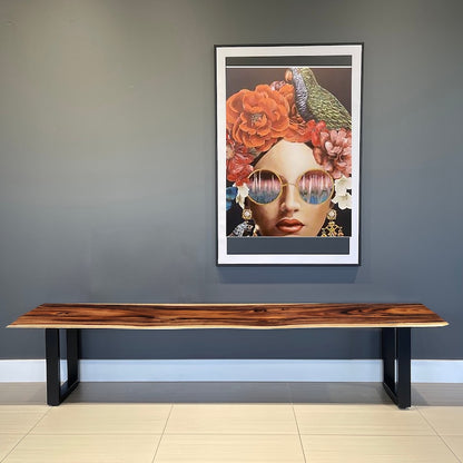 Bench seat or low set console table, hallway table Raintree Wood 1.8 Meter 180cm - Cosy Abode