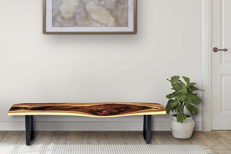 Bench seat or low set console table, hallway table Raintree Wood 1.8 Meter 180cm - Cosy Abode