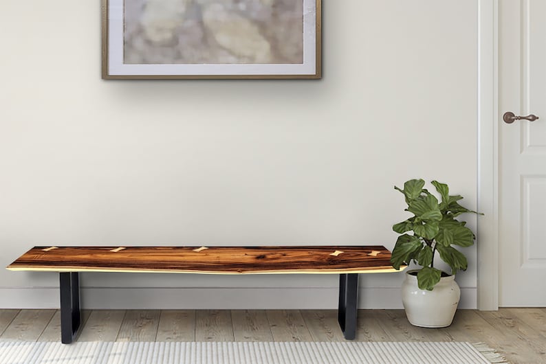 Bench seat or low set console table, hallway table Raintree Wood 1.8 Meter 180cm - Cosy Abode