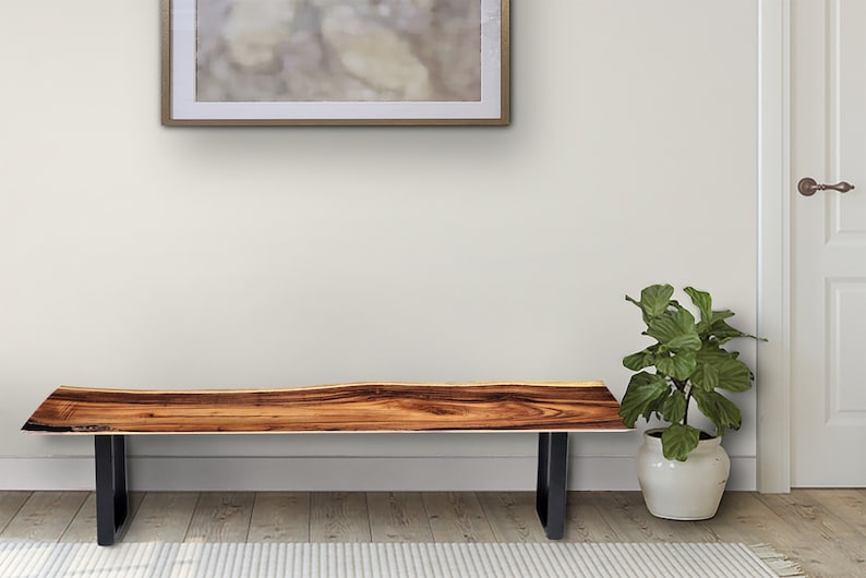 Bench seat or low set console table, hallway table Raintree Wood 1.8 Meter 180cm - Cosy Abode