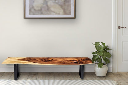 Bench seat or low set console table, hallway table Raintree Wood 1.8 Meter 180cm - Cosy Abode
