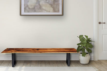Bench seat or low set console table, hallway table Raintree Wood 1.8 Meter 180cm - Cosy Abode