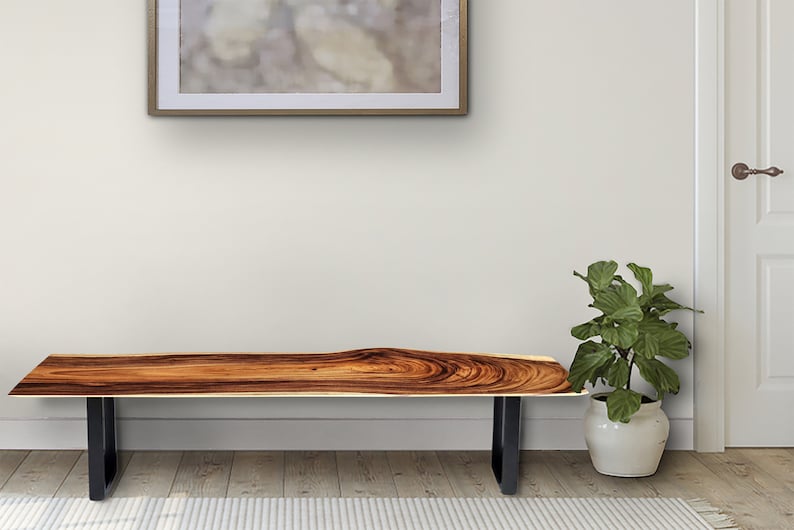 Bench seat or low set console table, hallway table Raintree Wood 1.8 Meter 180cm - Cosy Abode