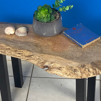 Coffee side table Silky Oak handmade - Cosy Abode