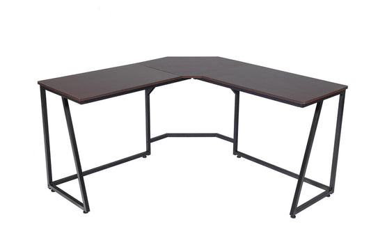 YES4HOMES Corner Computer Desk, Sturdy Home Office Gaming Desk for Laptop, Writing Table, Multipurpose Workstation - Cosy Abode