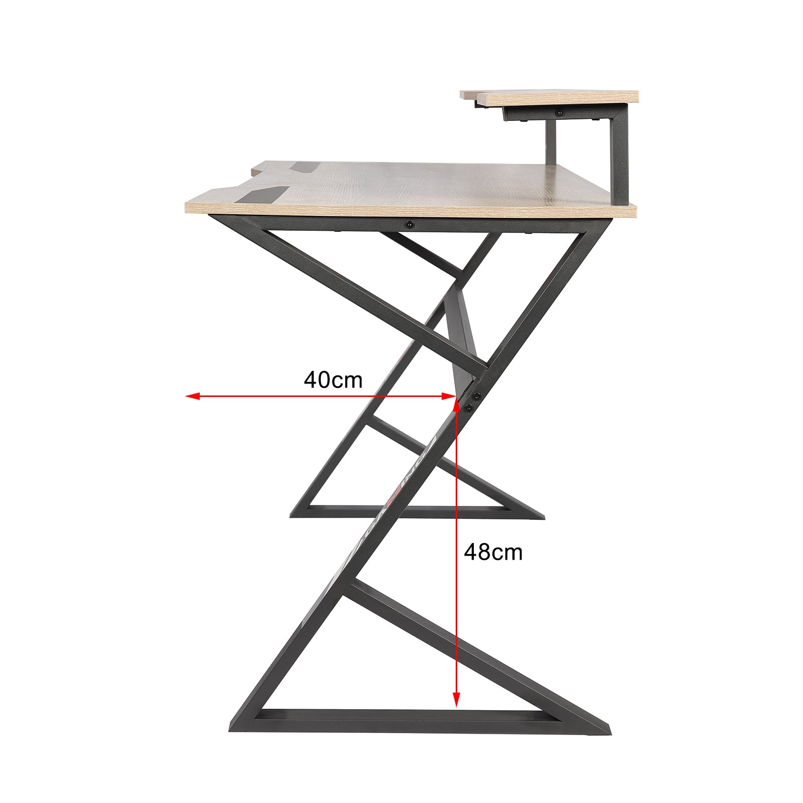 YES4HOMES Computer Desk, Sturdy Home Office Gaming Desk for Laptop, Modern Simple Style Writing Table, Multipurpose Workstation - Cosy Abode