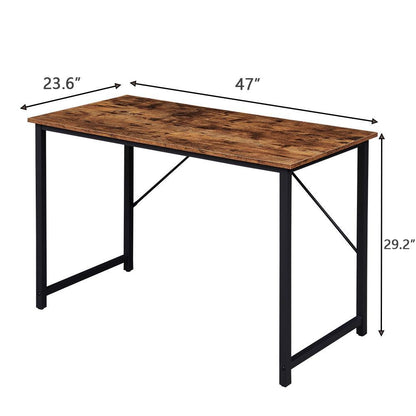 YES4HOMES Computer Desk, Sturdy Home Office Desk for Laptop, Modern Simple Style Writing Table, Multipurpose Workstation - Cosy Abode