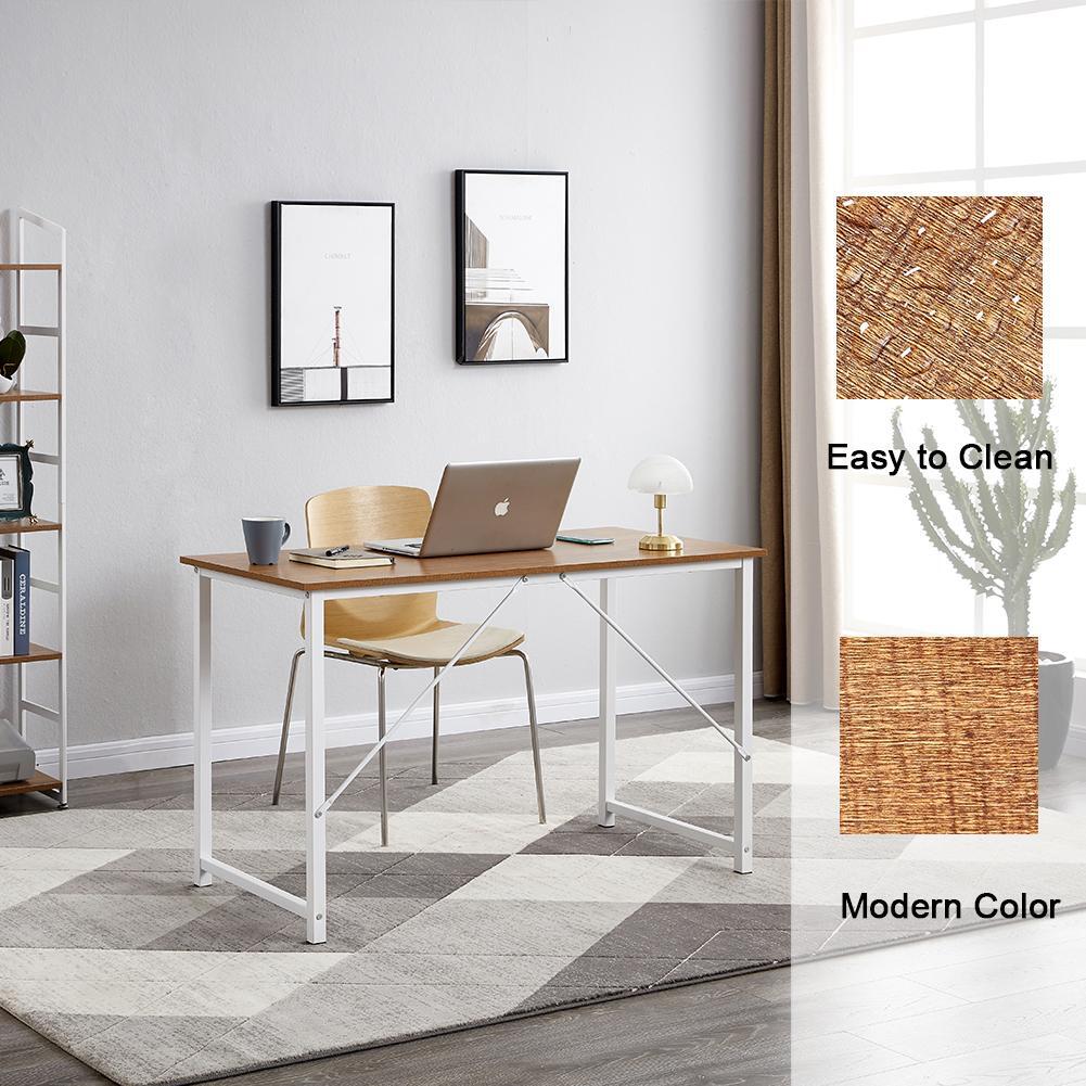 YES4HOMES Computer Desk, Sturdy Home Office Laptop Desk Modern Writing Table, Multipurpose Workstation - Cosy Abode
