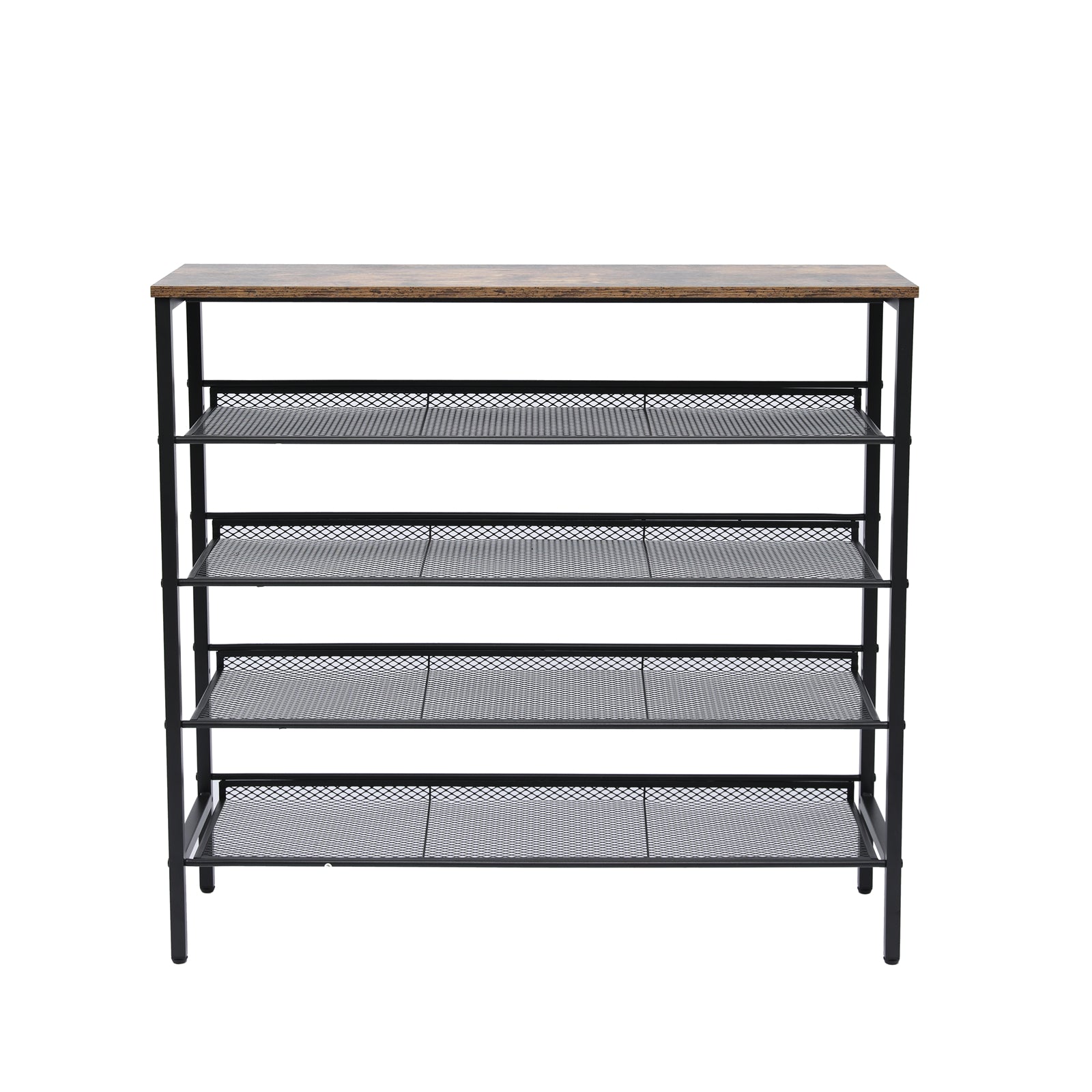 YES4HOMES 5-Tier Large Shoe Rack Shelf Stand Flat & Slant Adjustable Storage Organizer 100 cm - Cosy Abode