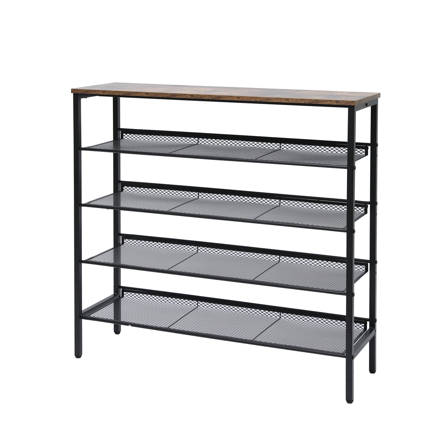YES4HOMES 5-Tier Medium Shoe Rack Shelf Stand Flat & Slant Adjustable Storage Organizer - Cosy Abode