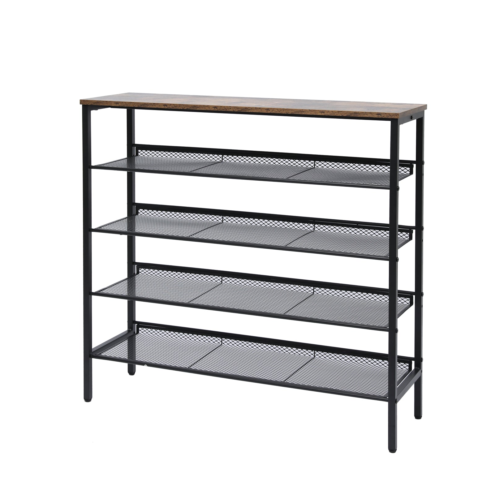 YES4HOMES 5-Tier Medium Shoe Rack Shelf Stand Flat & Slant Adjustable Storage Organizer - Cosy Abode