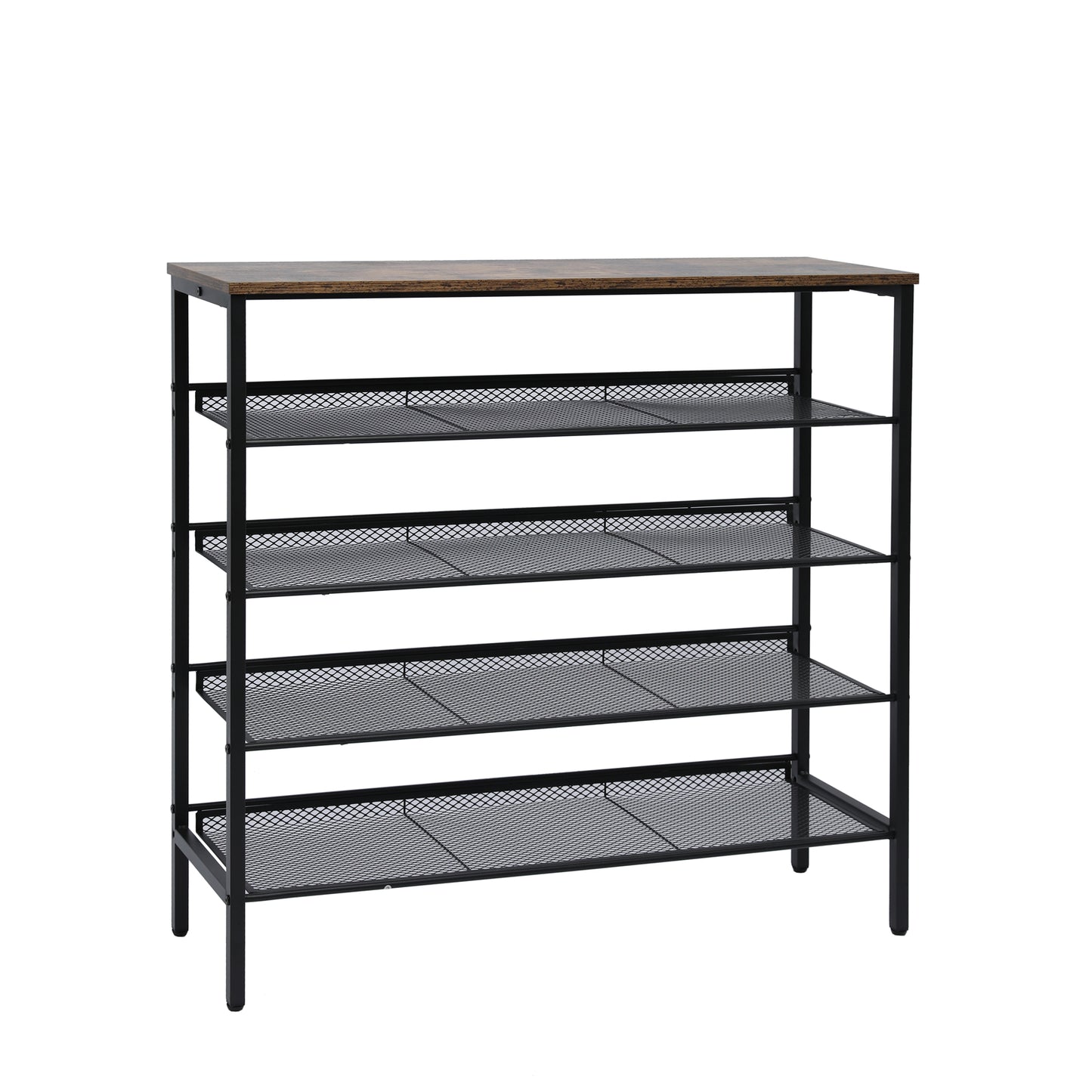 YES4HOMES 5-Tier Medium Shoe Rack Shelf Stand Flat & Slant Adjustable Storage Organizer - Cosy Abode