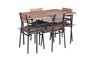 YES4HOMES 5 Piece Kitchen Dining Room Table and Chairs Furniture With Cushion Mat - Cosy Abode