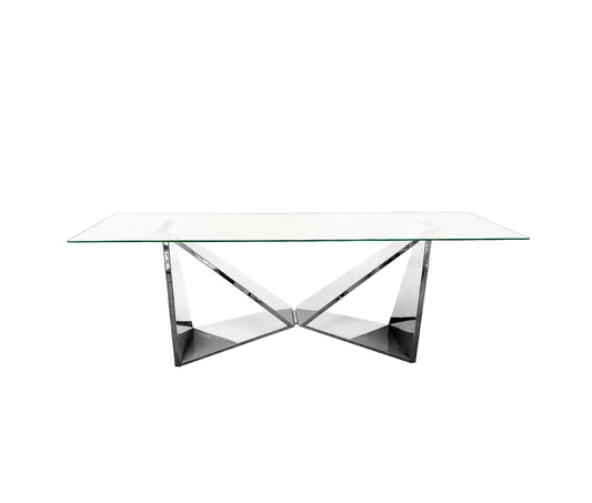 LUXE Silver Coffee Table - Cosy Abode