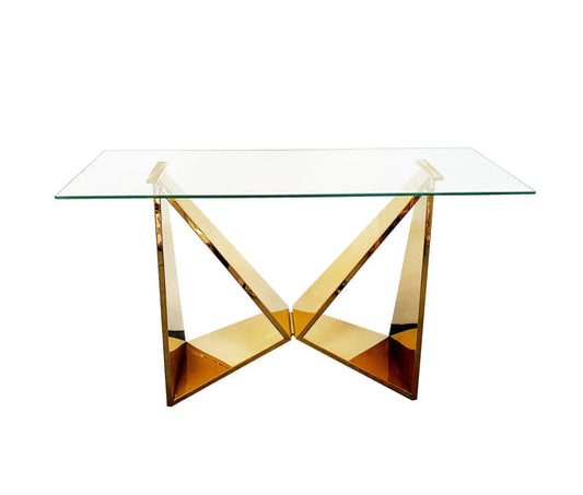 LUXE Gold Console Table - Cosy Abode
