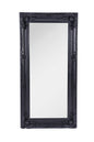 LUX French Provincial Ornate Mirror - Black 200cm x 110cm - Cosy Abode