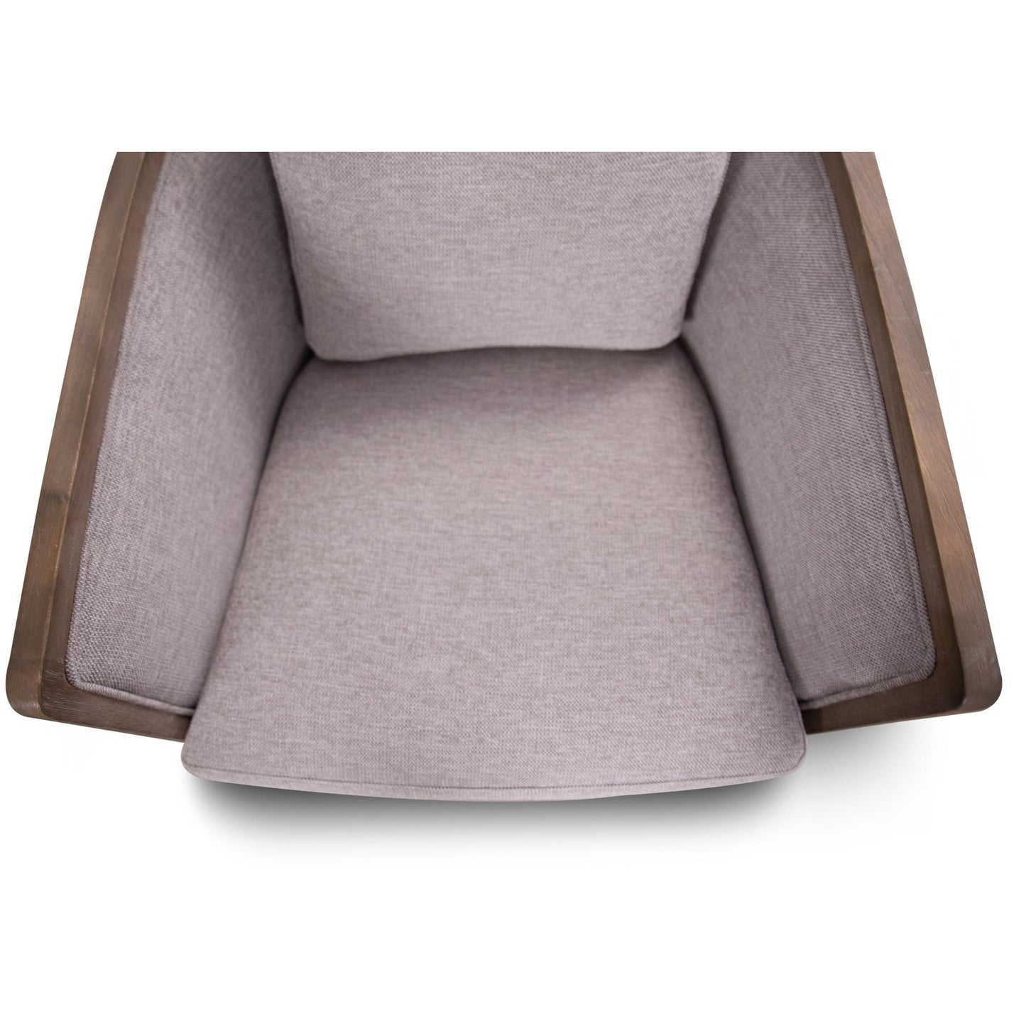 Moonlight Pine Fabric Club Armchair Executive Sofa Tub Chair - Steel - Cosy Abode
