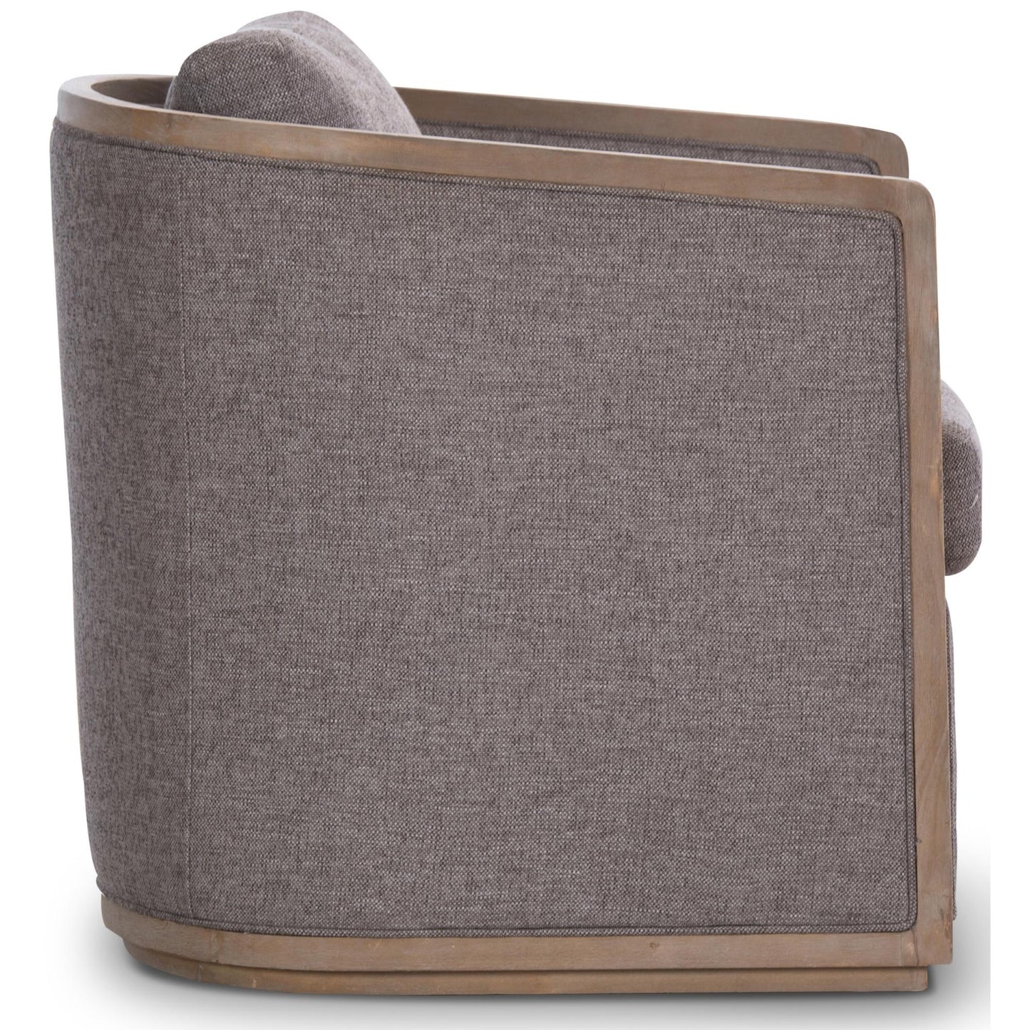 Moonlight Pine Fabric Club Armchair Executive Sofa Tub Chair - Grey - Cosy Abode