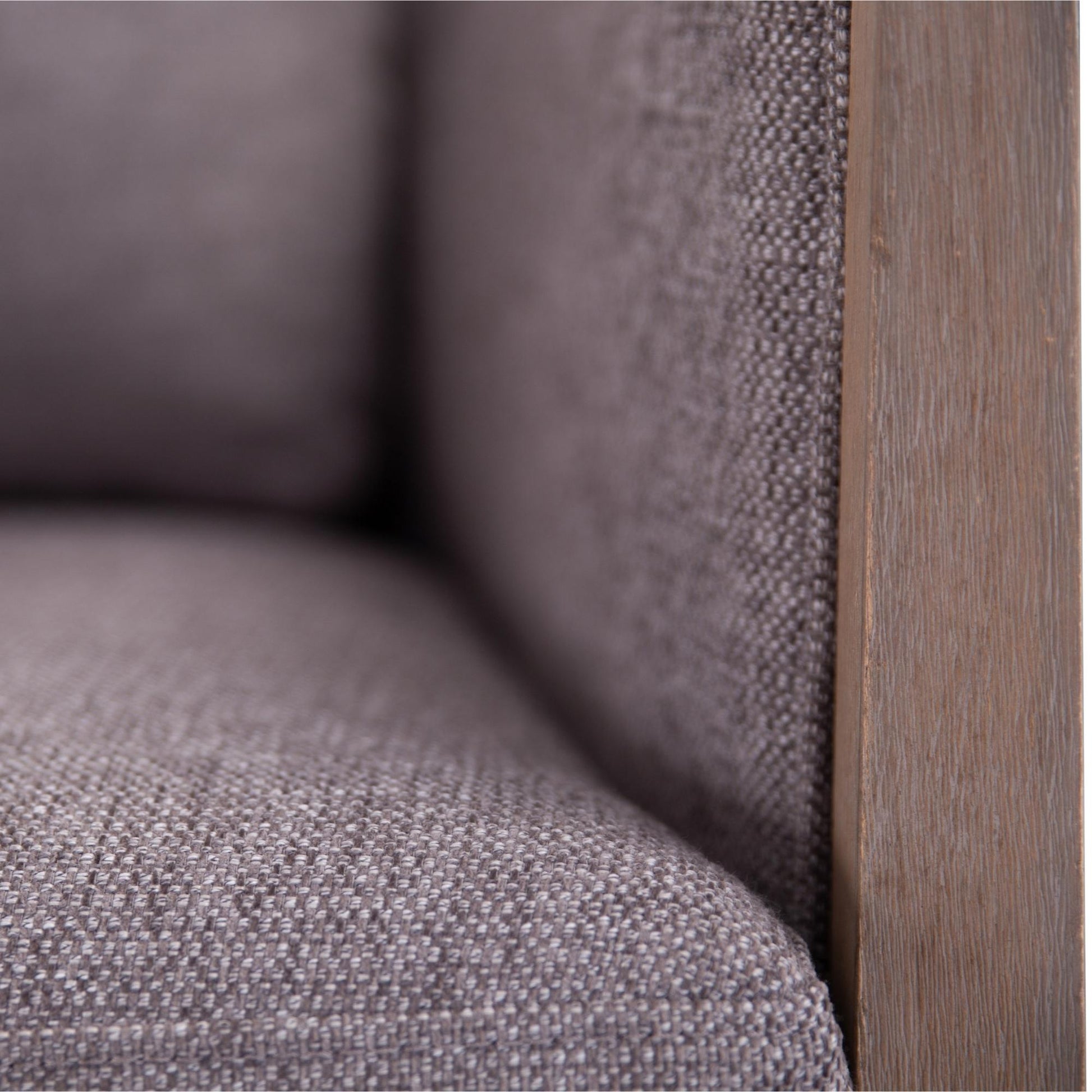 Moonlight Pine Fabric Club Armchair Executive Sofa Tub Chair - Grey - Cosy Abode