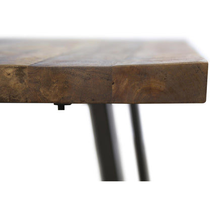 Begonia Console Table 140cm Live Edge Solid Mango Wood Unique Furniture -Natural - Cosy Abode