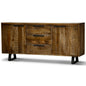 Begonia Buffet Sideboard Table 170cm 2 Door 3 Drawer Mango Wood Unique Furniture - Cosy Abode